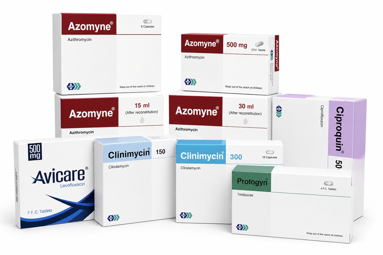 Hayat pharmaceutical products